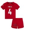 Maglia ufficiale Liverpool Virgil 4 Casa 2022-23 per Bambino